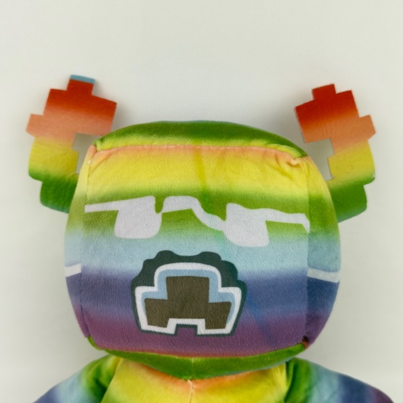 Minecraft Rainbow Axolotl Plush 10” - Picture 4 of 7